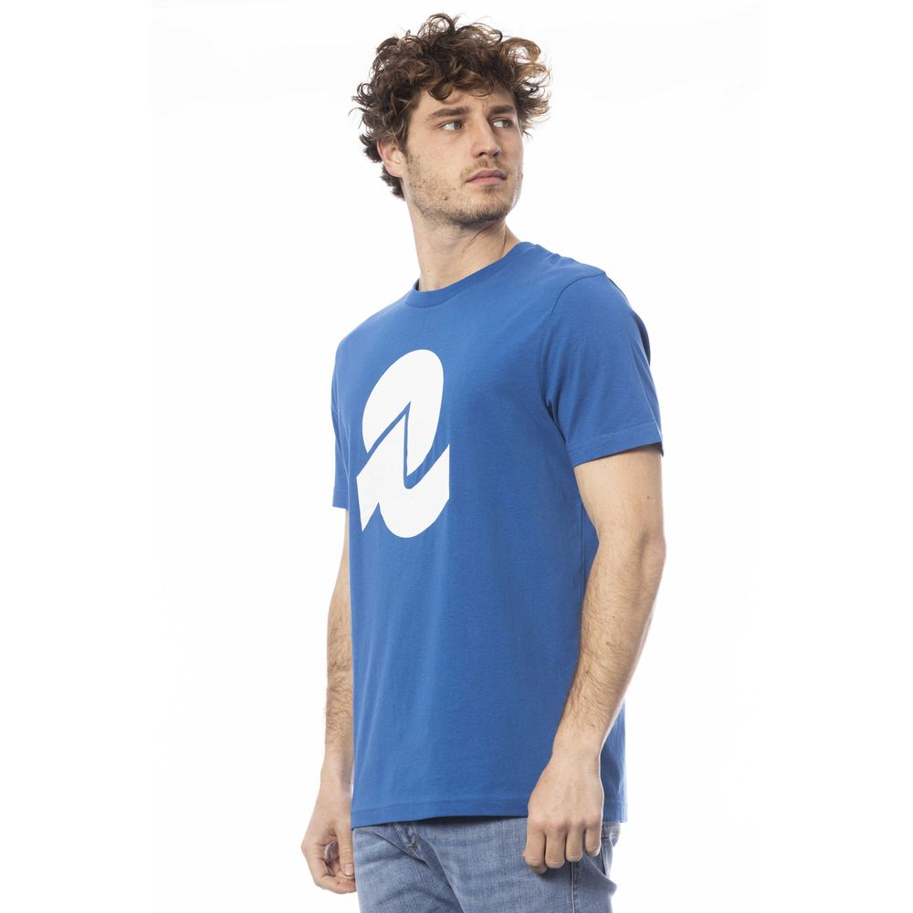 Invicta Blau Baumwolle Männer T-Shirt