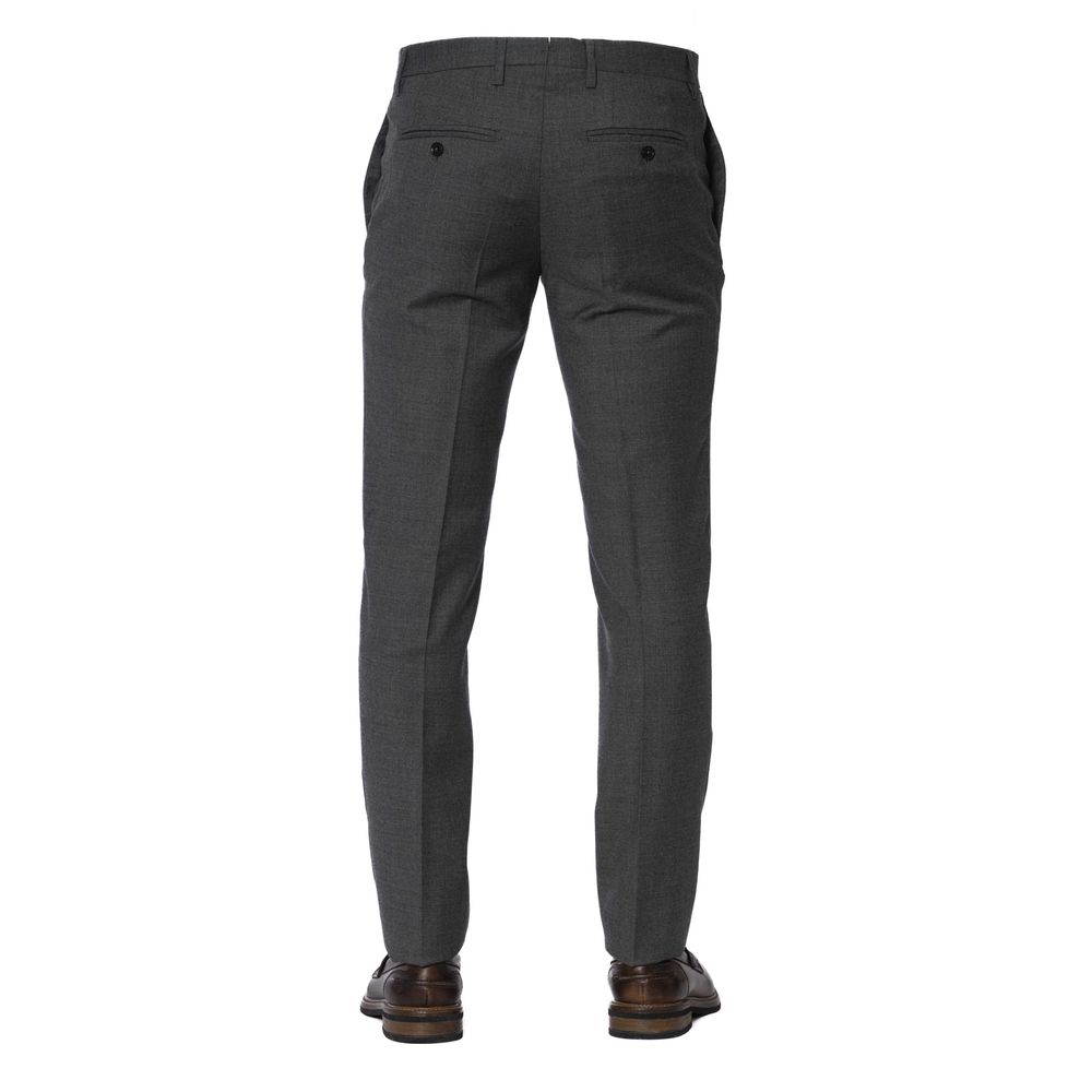 Trussardi Graue Wolle Männer Hosen