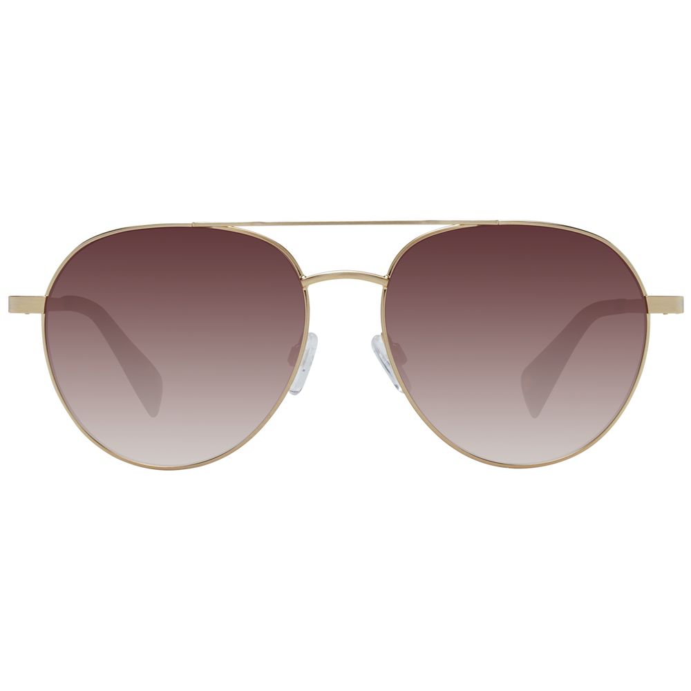 Ted Baker Goldene Sonnenbrille aus Metall