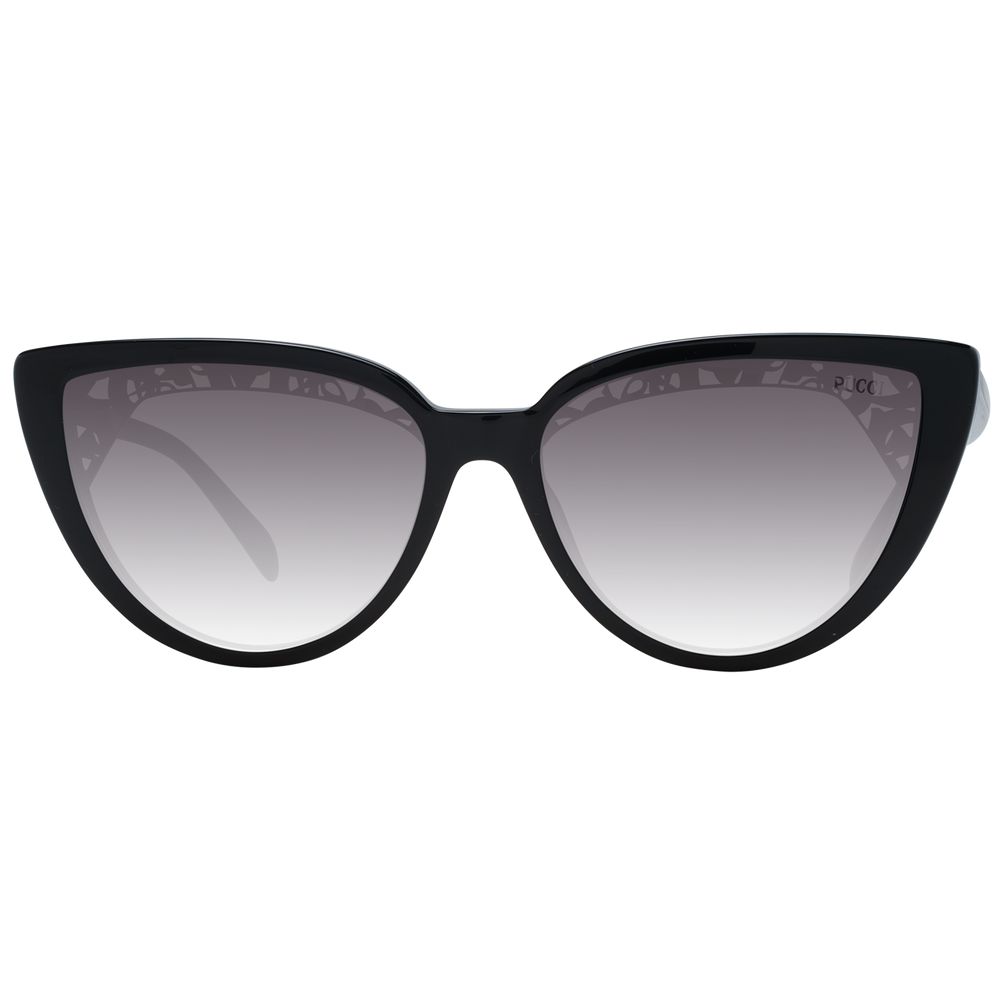 Emilio Pucci Schwarze Kunststoff-Sonnenbrille