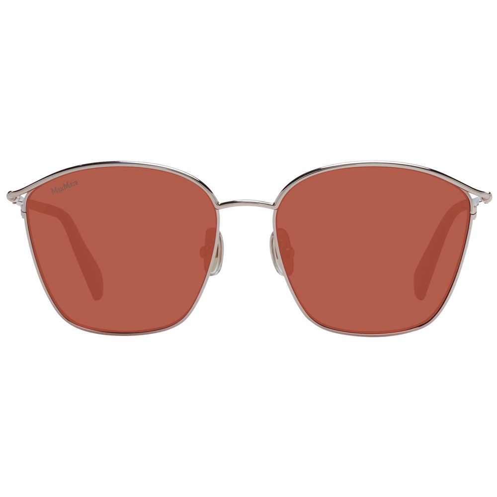 Max Mara Sonnenbrille aus Roségold-Metall