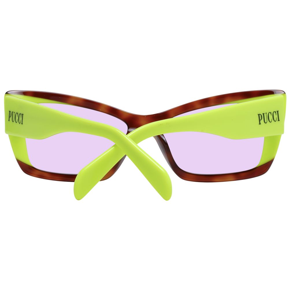 Emilio Pucci Bunte Sonnenbrille aus Kunststoff