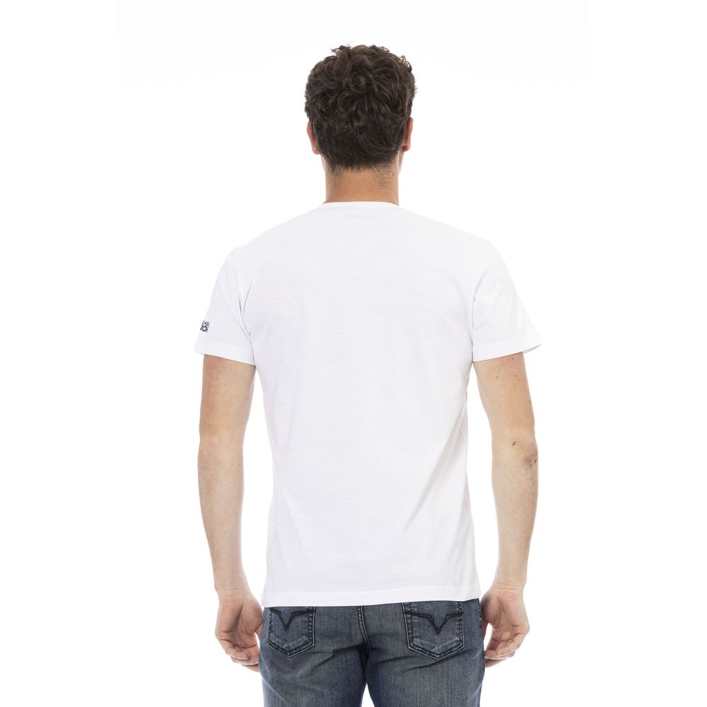 Trussardi Action T-Shirt für Männer aus weißer Baumwolle