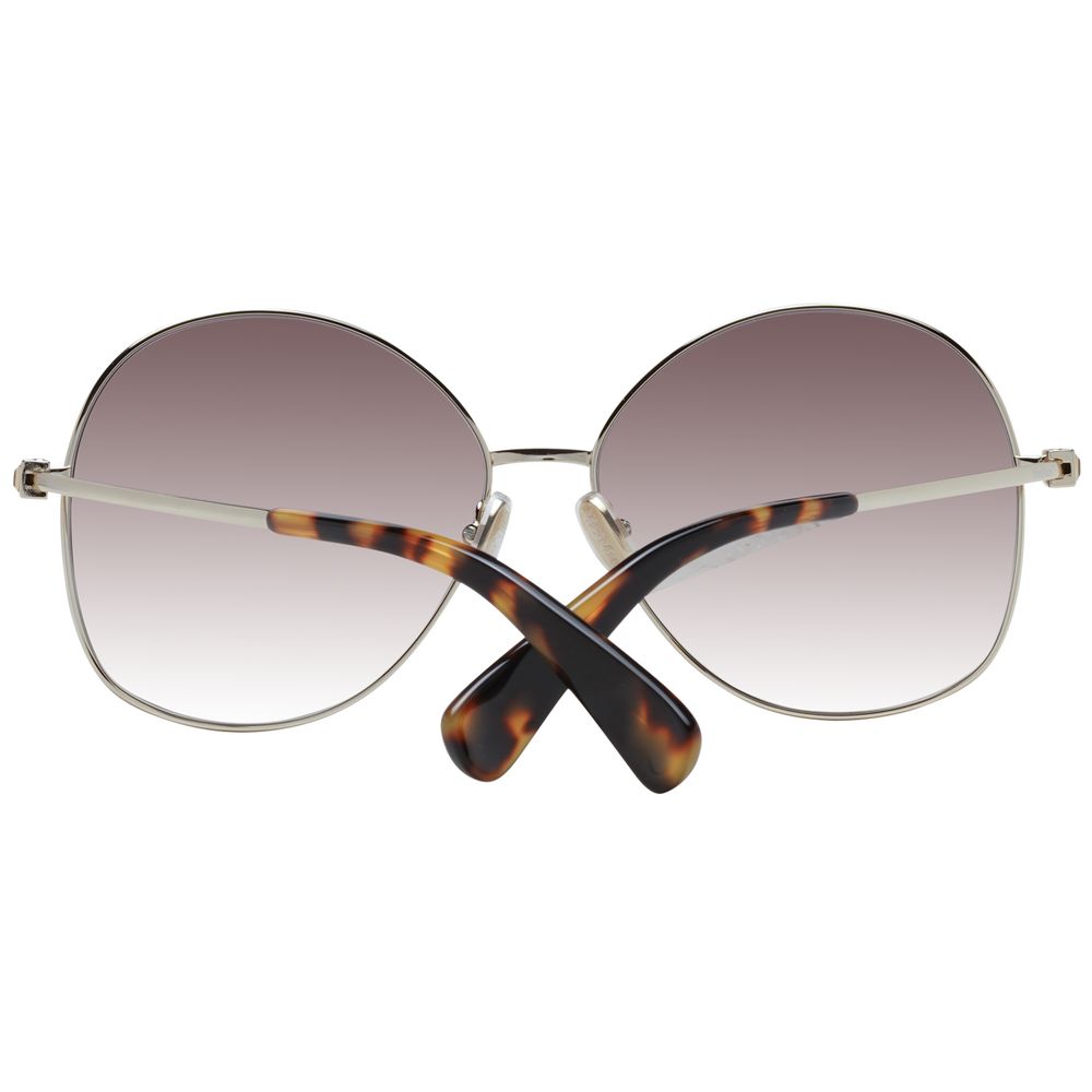Max Mara Goldene Metall-Sonnenbrille