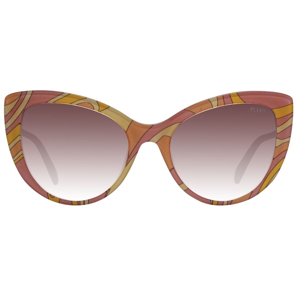 Emilio Pucci Bunte Sonnenbrille aus Kunststoff