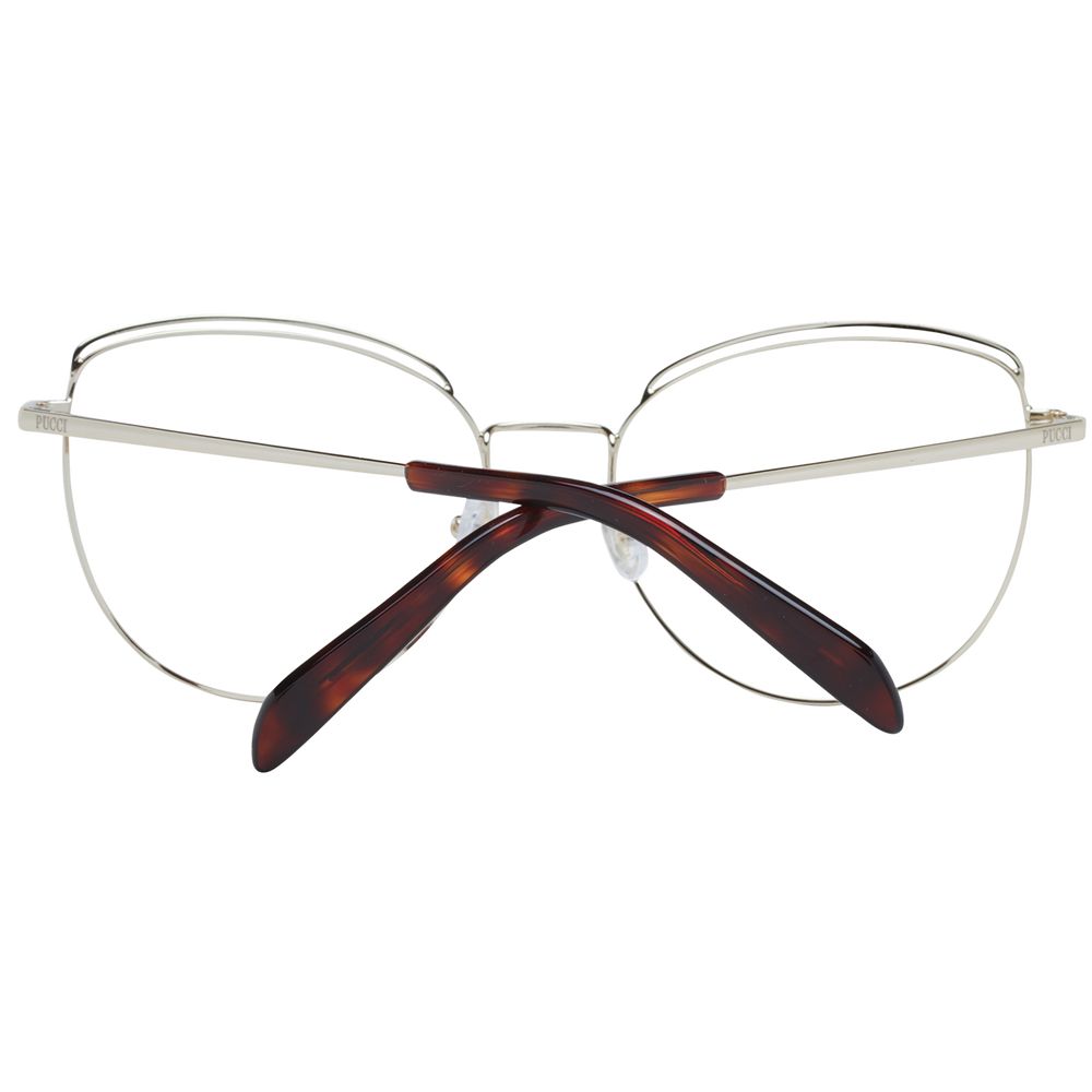 Emilio Pucci Rote Metallbrille (Gestell)