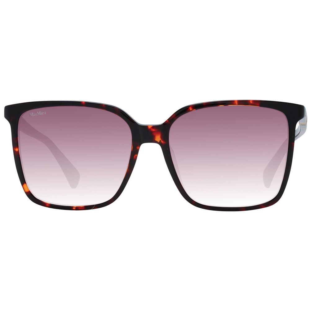Max Mara Rote Kunststoff-Sonnenbrille