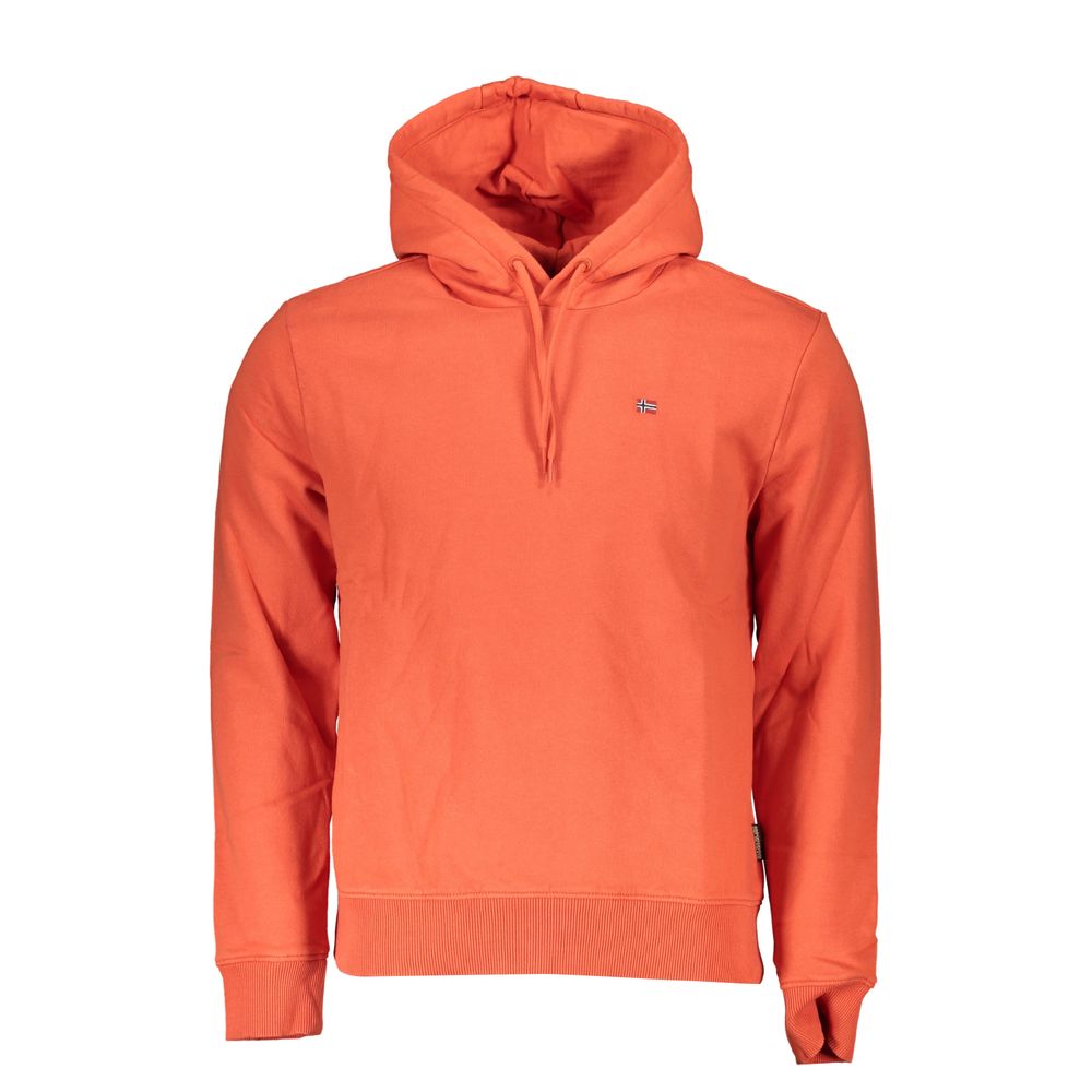 Napapijri Schickes rosa Fleece-Sweatshirt mit Kapuze