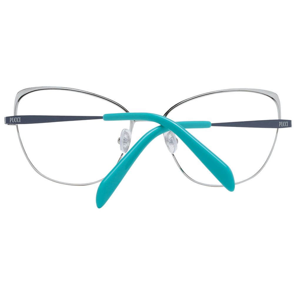 Emilio Pucci Blaue Metallbrille (Rahmen)