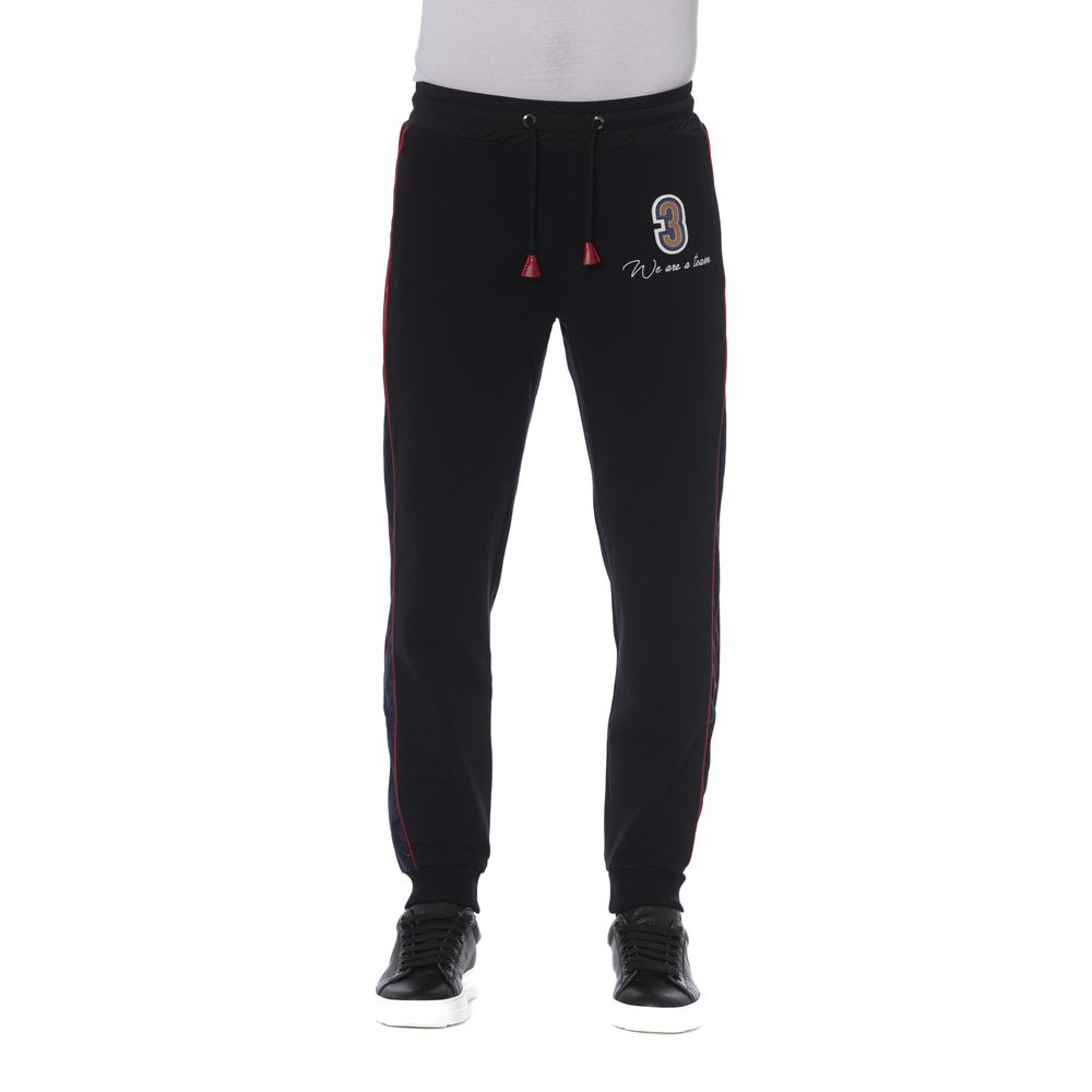 Trussardi Schwarze Baumwoll-Sporthose für Männer
