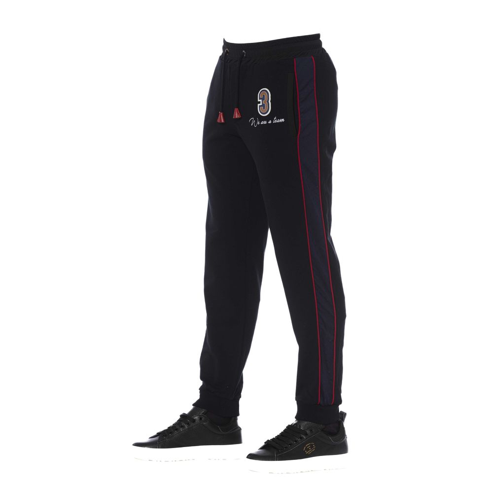 Trussardi Schwarze Baumwoll-Sporthose für Männer