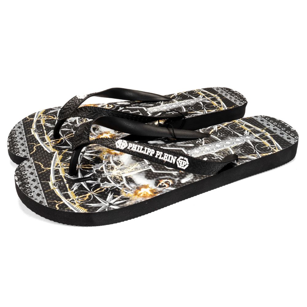 Philipp Plein Multicolor Polyester Damen Flip Flop