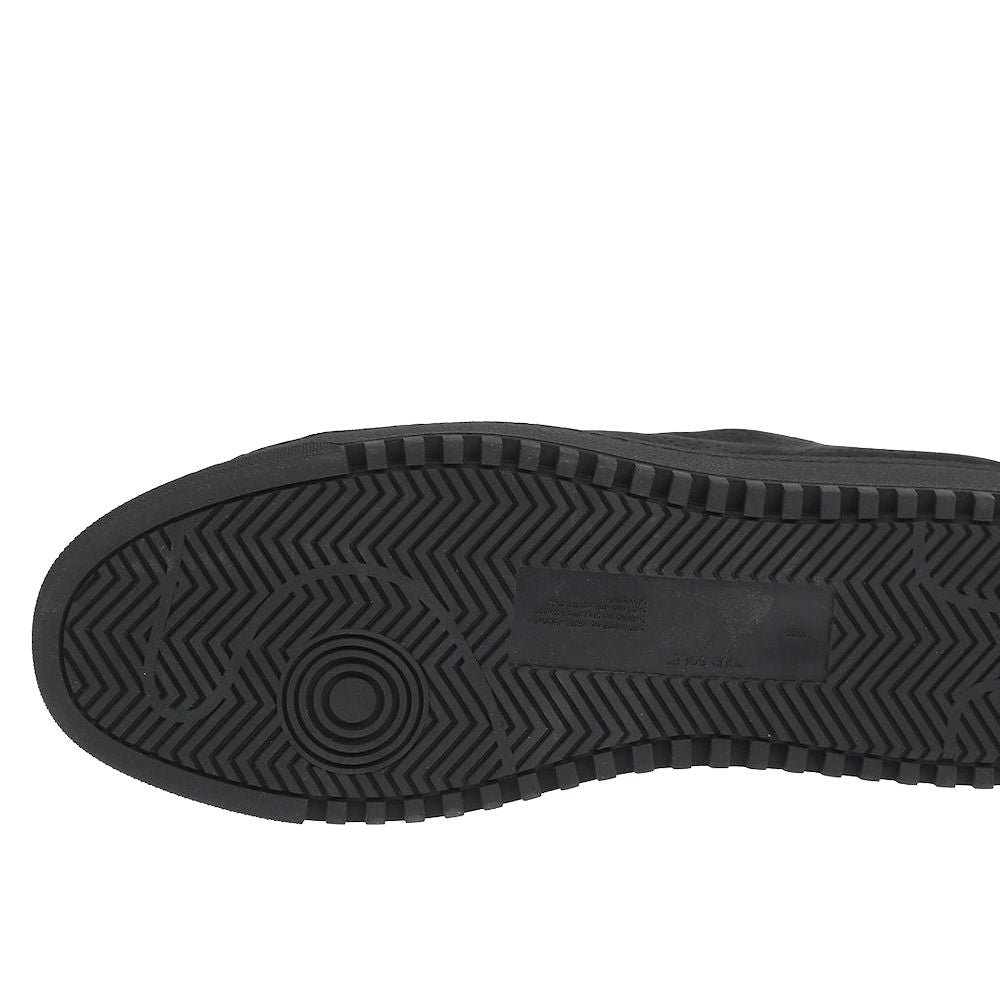 Off-White Schwarzes Kalbsleder Damen Sneaker
