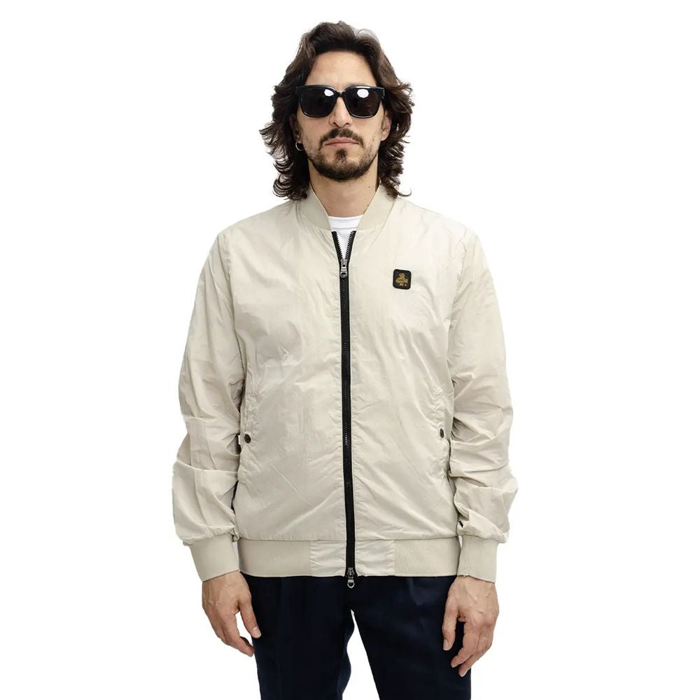 Refrigiwear Beigefarbene Nylonjacke