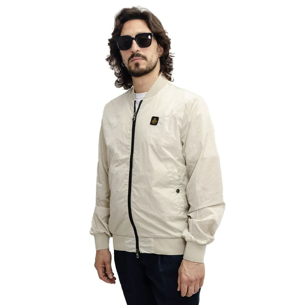 Refrigiwear Beigefarbene Nylonjacke