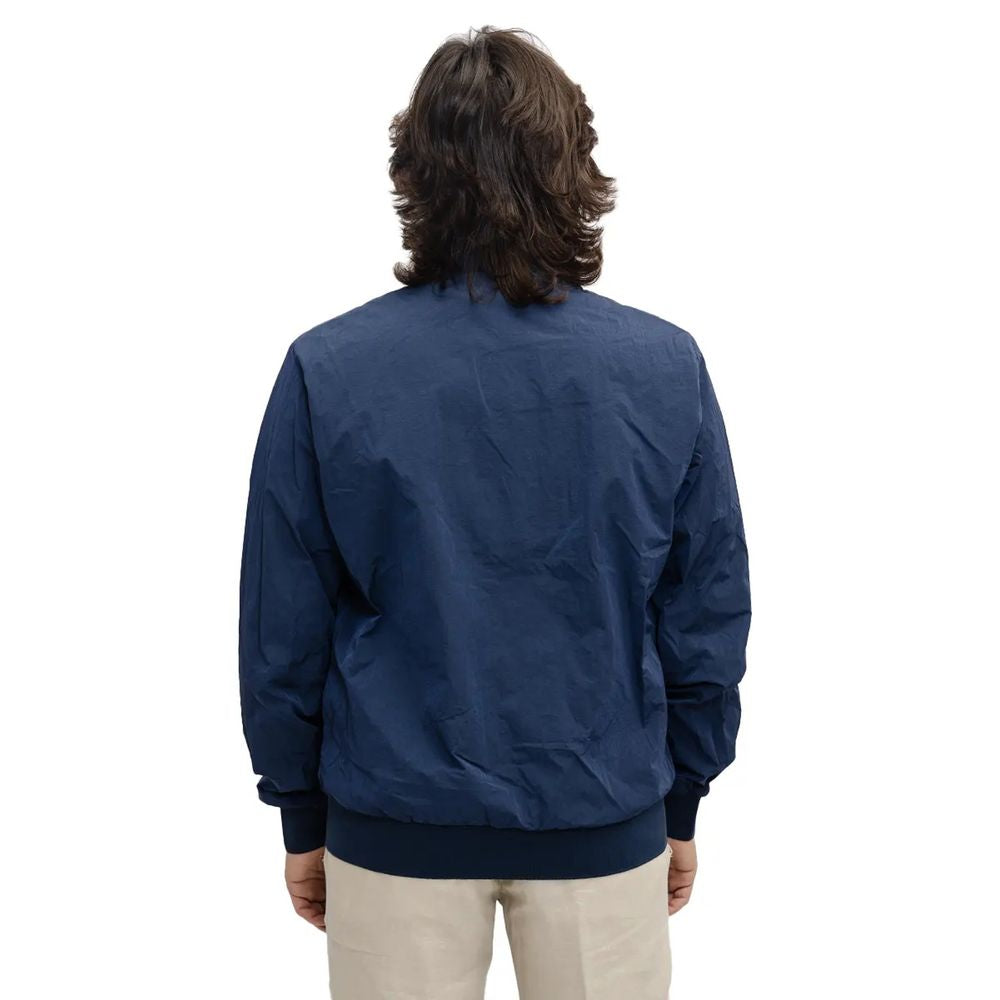 Refrigiwear Erhöhte lässige blaue Bomberjacke