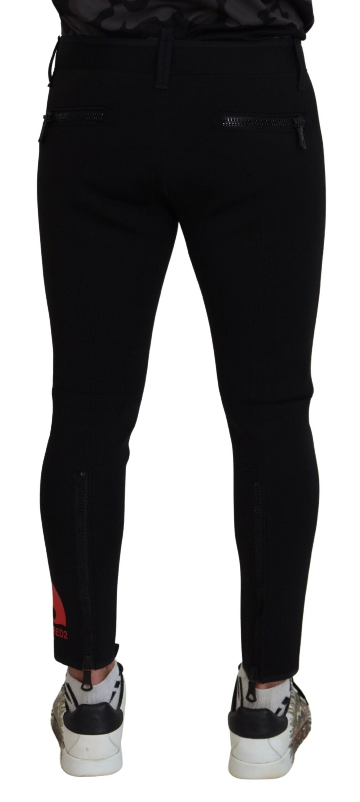 Dsquared² Rücken Polyamid Slim Fit Hose mit Logodruck