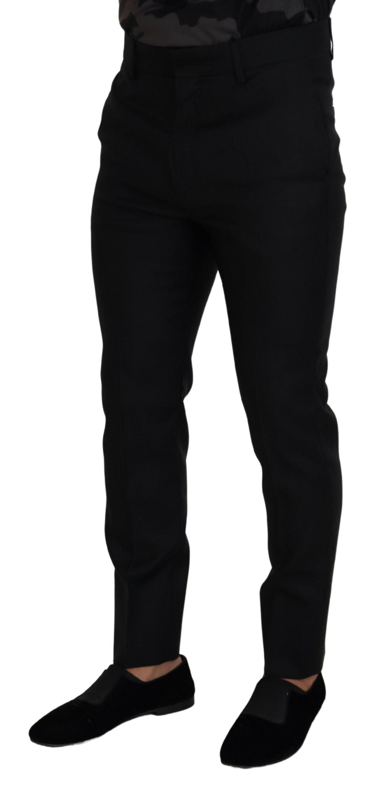 Dsquared² Zurück Schurwolle Slim Fit Herren Formal Hosen