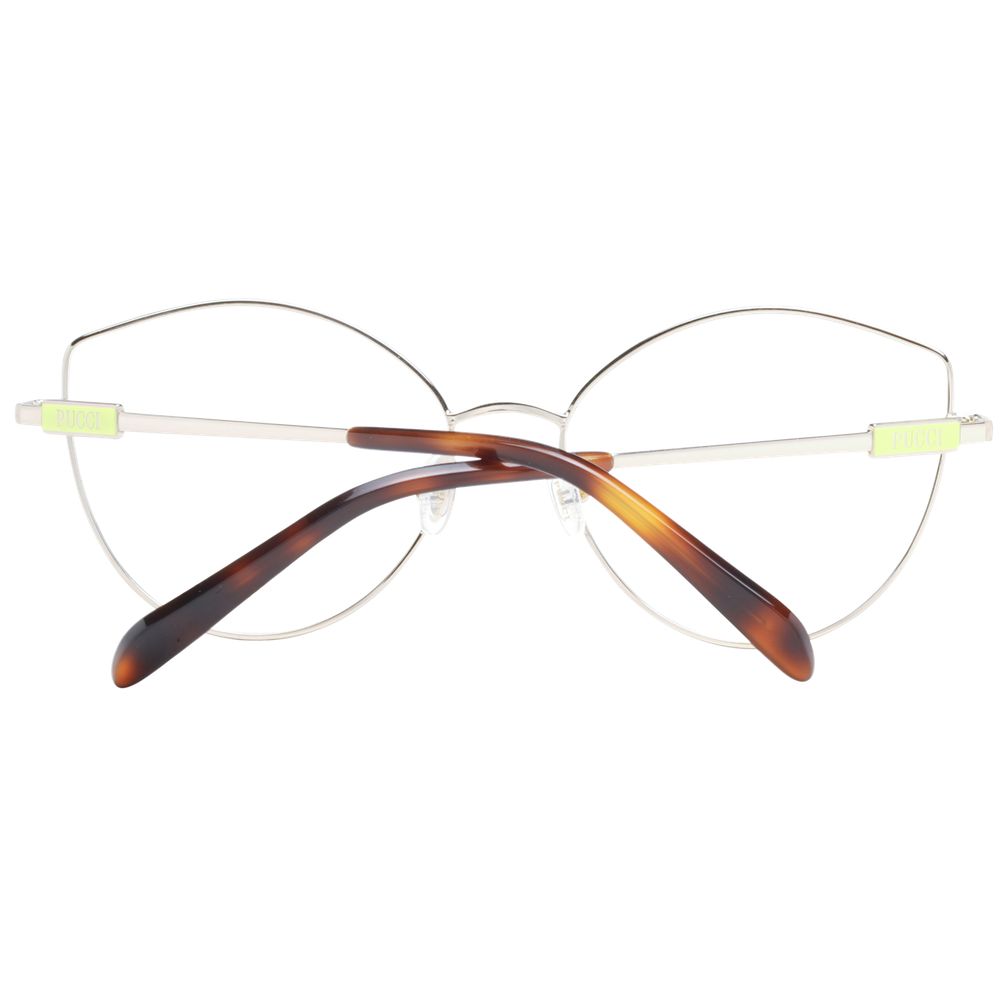 Emilio Pucci Silberne Metallbrille (Fassung)