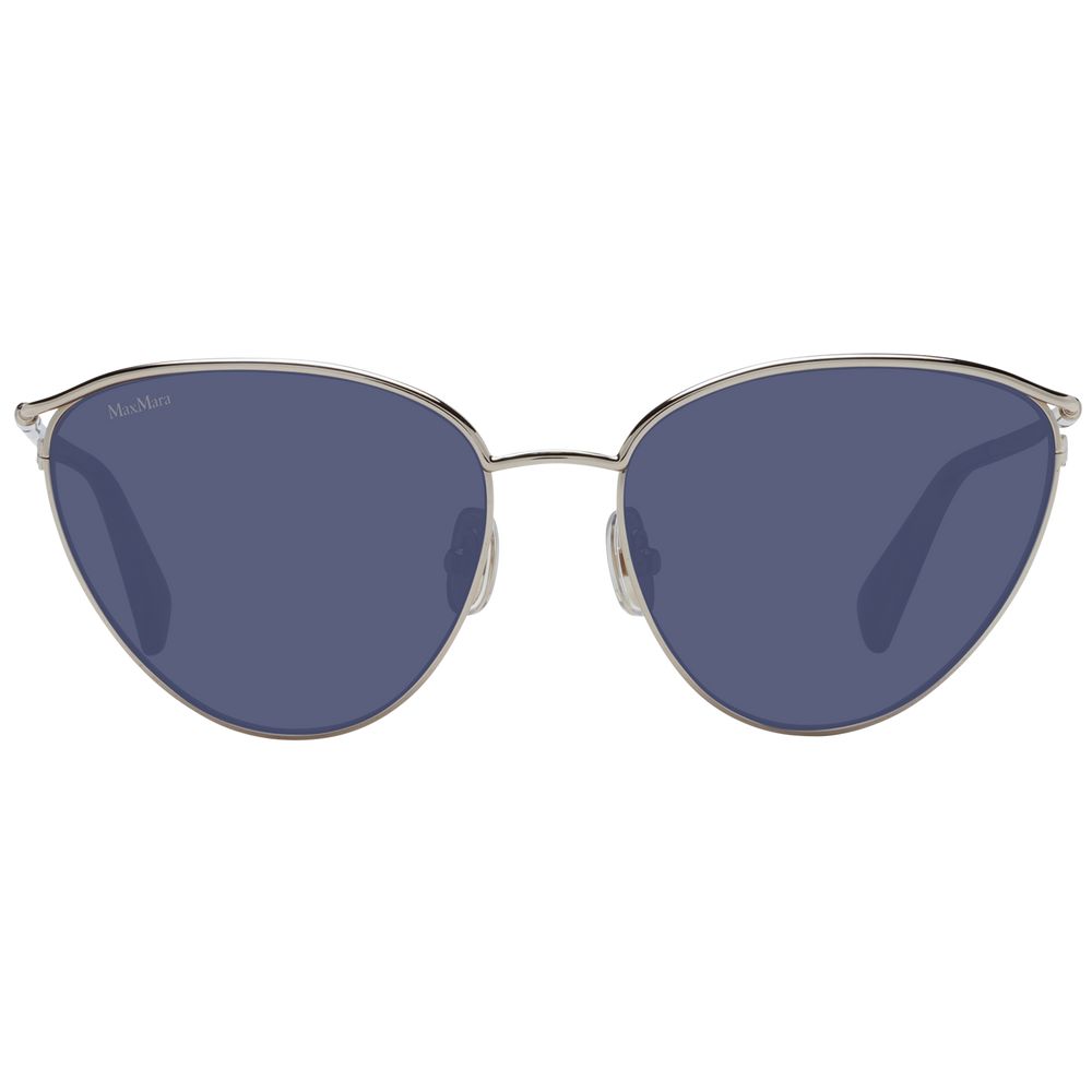 Max Mara Silberne Metall-Sonnenbrille