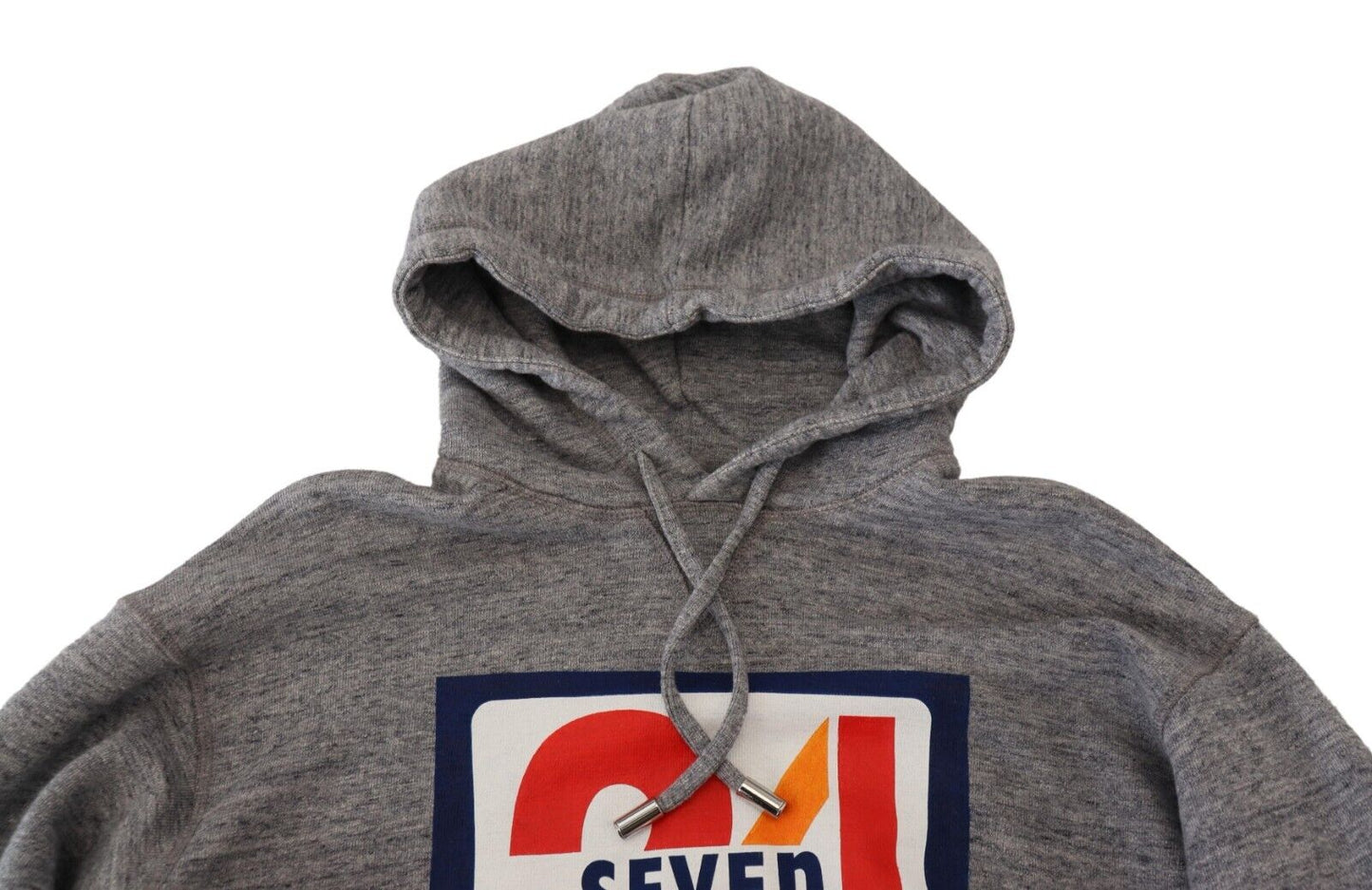 Dsquared² Grauer Logo Print Baumwoll-Kapuzenpullover Sweatshirt Pullover