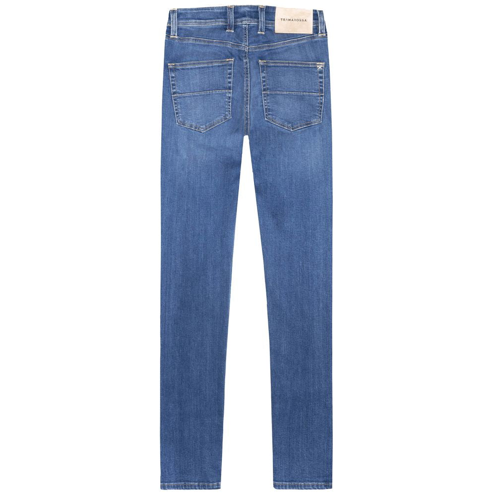 Tramarossa Blaue Baumwolle Herrenjeans