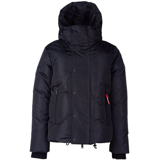 Dsquared² Schwarze Nylon Herren Daunenjacke