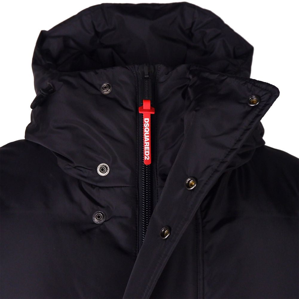 Dsquared² Schwarze Nylon Herren Jacke