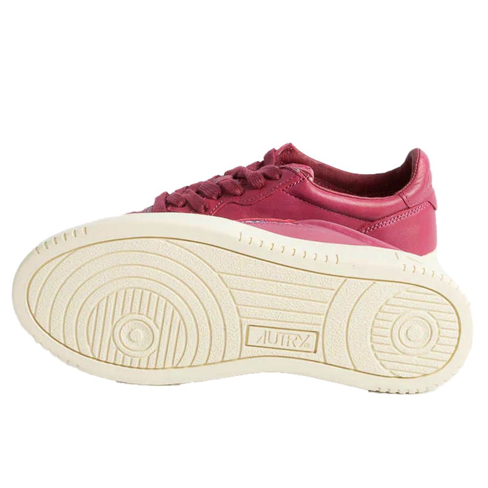 Autry Fuchsia Ziegenleder Damen Sneaker
