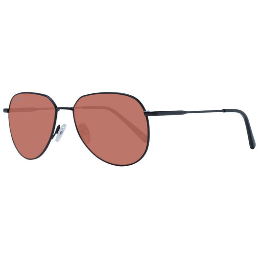 Serengeti Sonnenbrille aus schwarzem Metall
