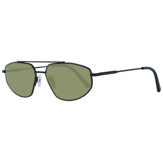 Serengeti Sonnenbrille aus schwarzem Metall