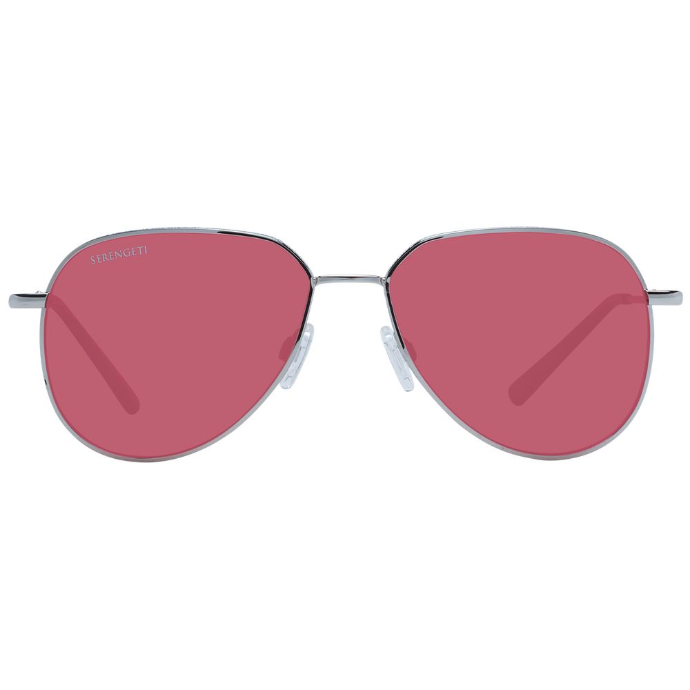 Serengeti Silberne Unisex-Sonnenbrille