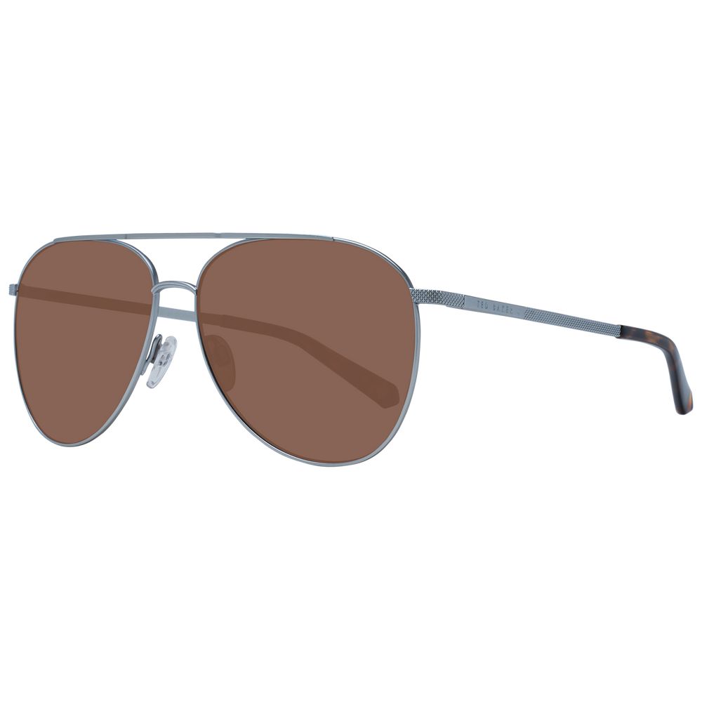 Ted Baker Silberne Sonnenbrille aus Edelstahl