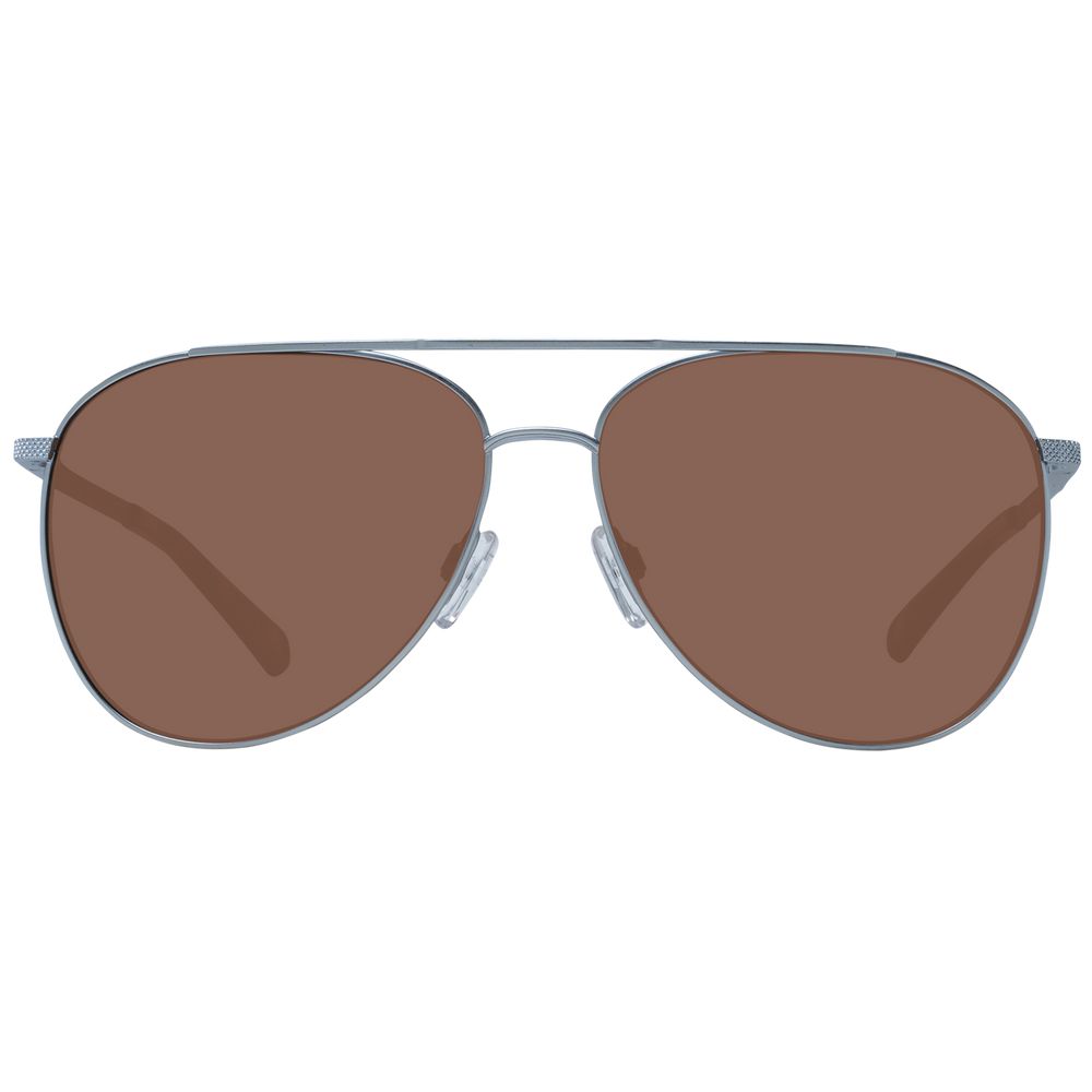 Ted Baker Silberne Sonnenbrille aus Edelstahl