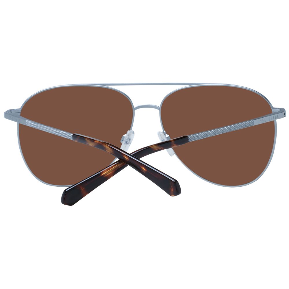 Ted Baker Silberne Sonnenbrille aus Edelstahl