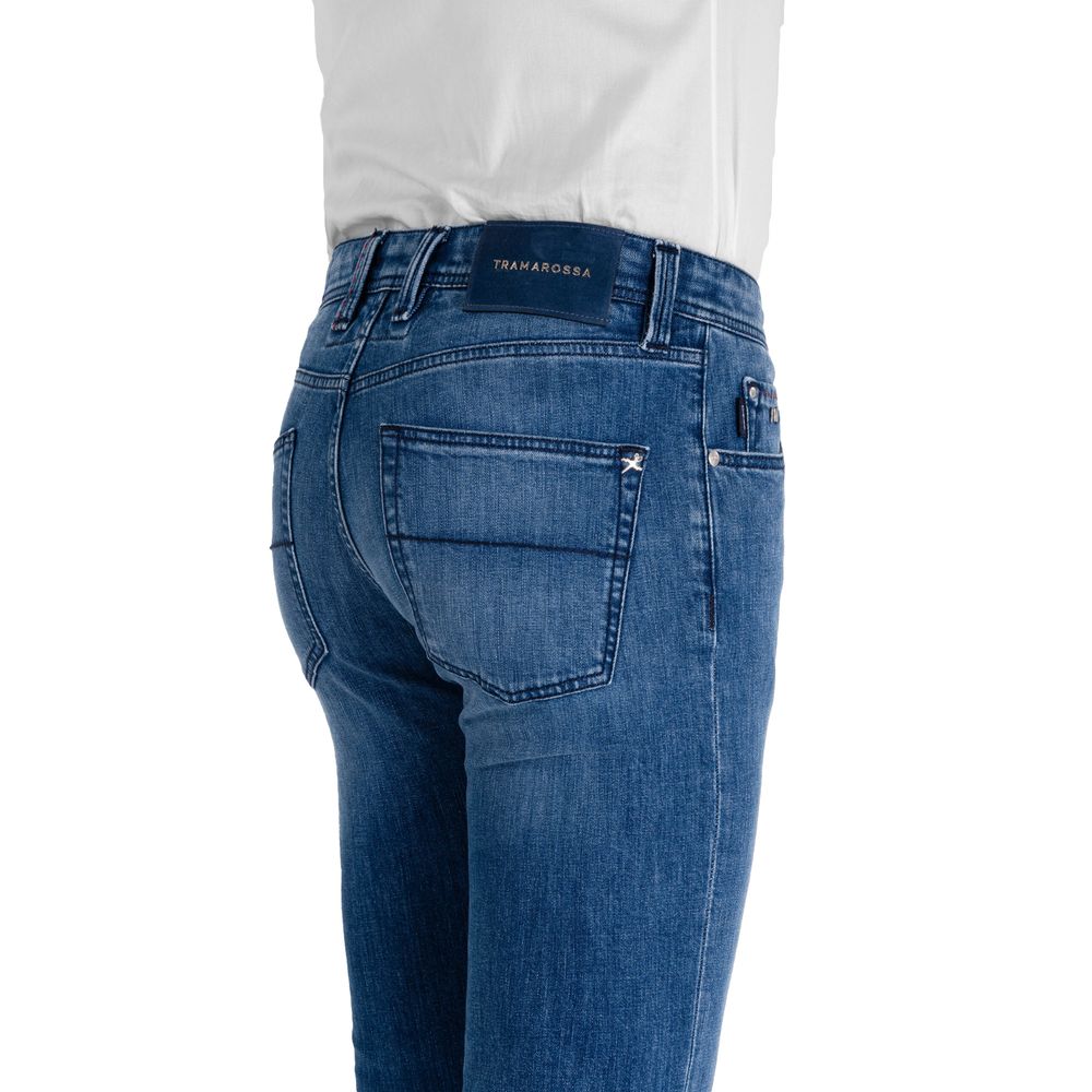 Tramarossa Blaue Baumwoll-Jeans für Männer