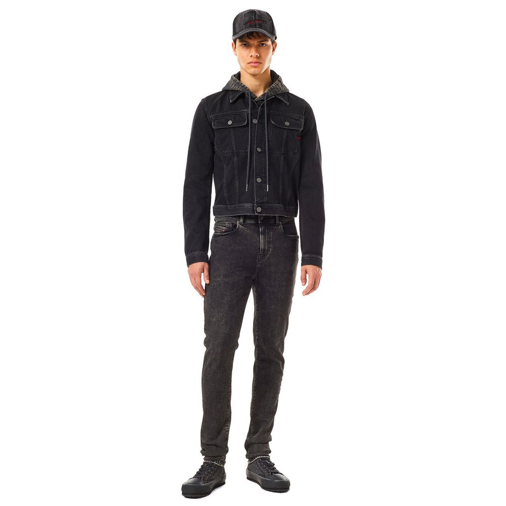 Diesel Schwarze Baumwolljeans & Hose