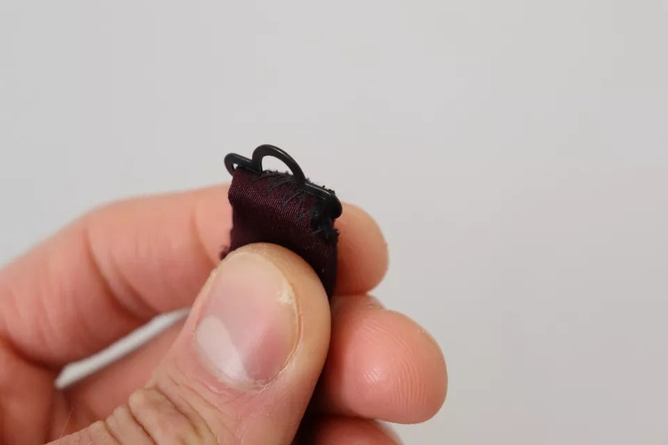 Dolce & Gabbana Bordeaux Seide Verstellbare Hals Männer Fliege