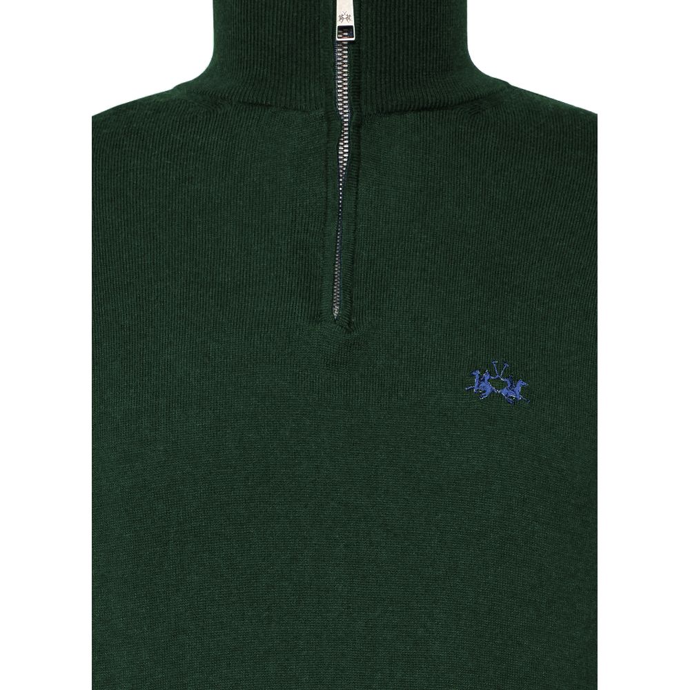 La Martina Grüner Pullover aus Wolle für Männer