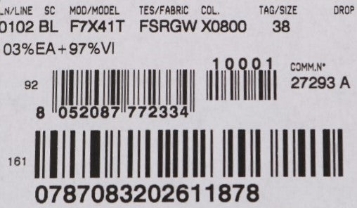 Dolce & Gabbana Weiß-schwarz gestreiftes bedrucktes Blusentop