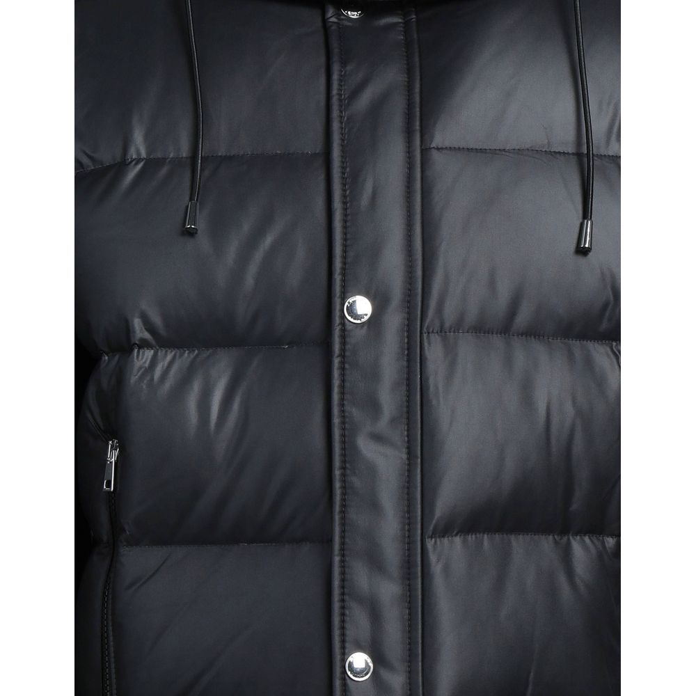 Aquascutum Schwarze Polyester Herren Jacke