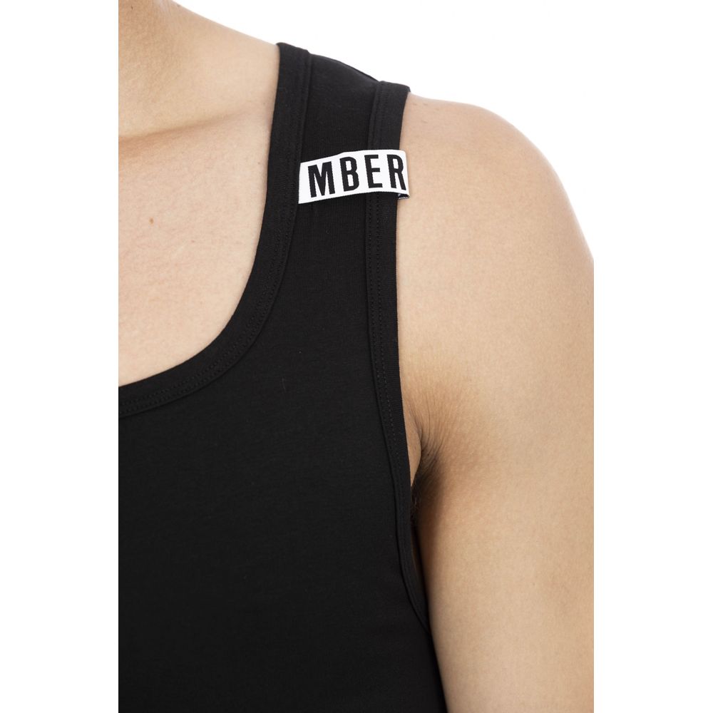 Bikkembergs Schwarzes Baumwoll-Tank-Top für Männer