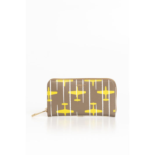Trussardi Beige Leder-Geldbörse für Damen