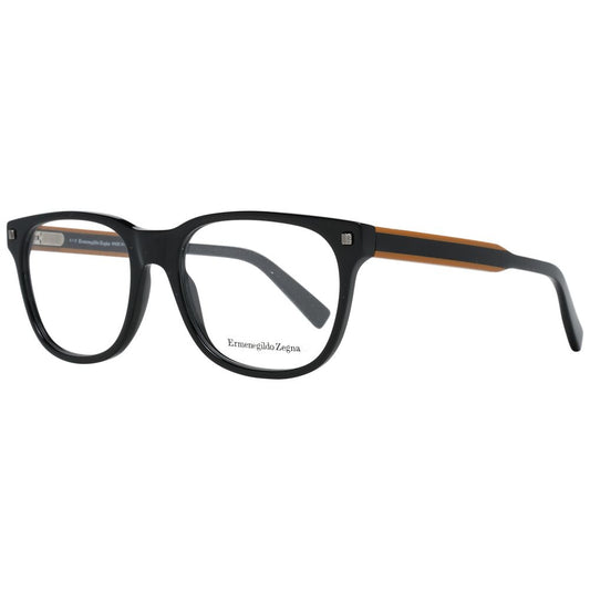 Ermenegildo Zegna Schwarze Kunststoff-Brille (Rahmen)