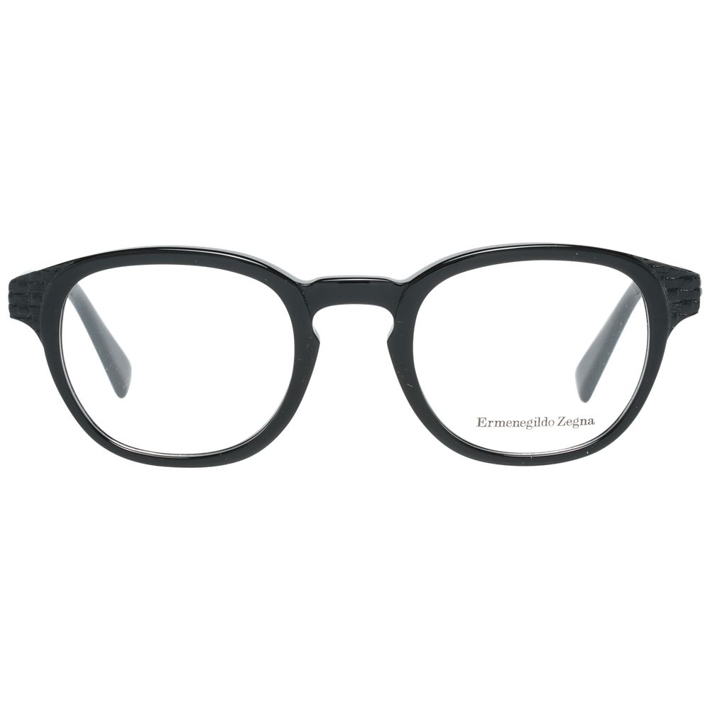 Ermenegildo Zegna Schwarze Kunststoff-Brille (Gestelle)