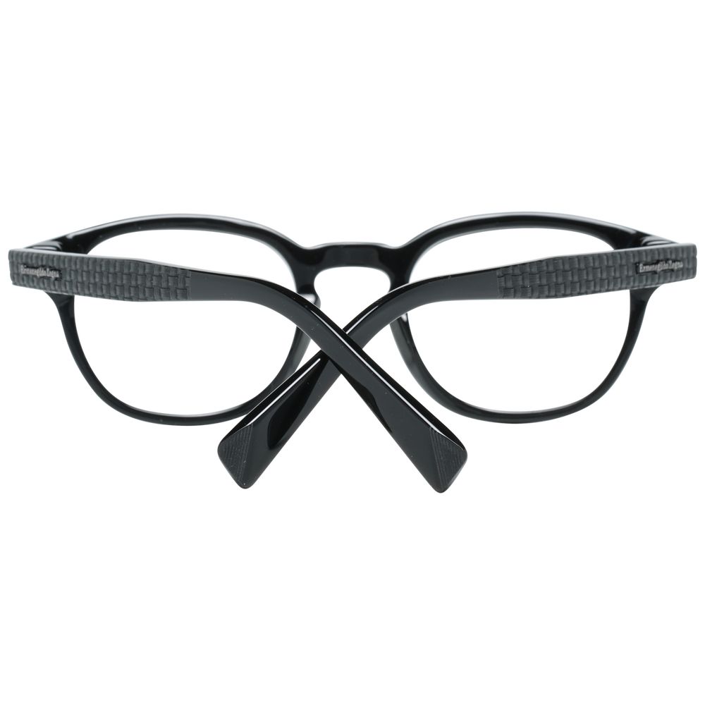 Ermenegildo Zegna Schwarze Kunststoff-Brille (Gestelle)