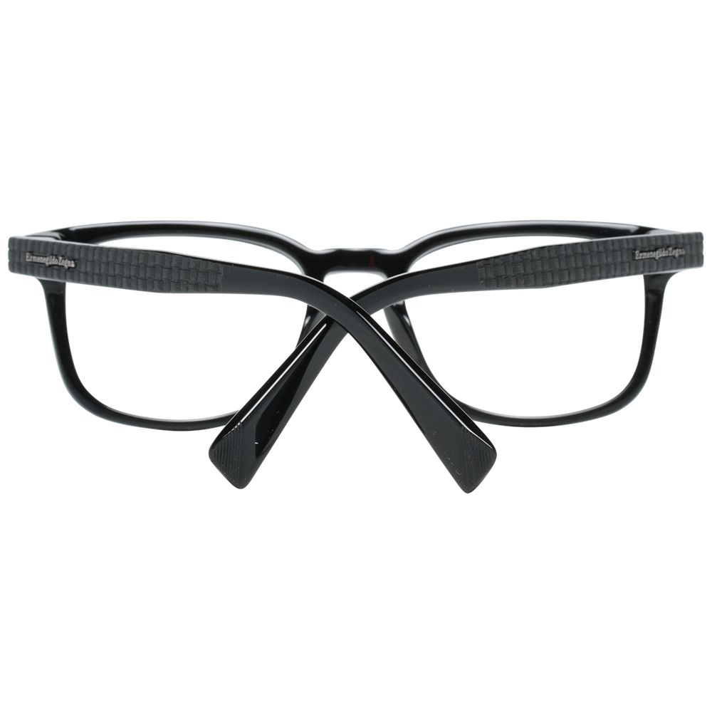 Ermenegildo Zegna Schwarze Kunststoff-Brille (Rahmen)