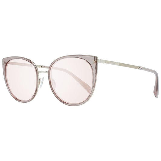 Karen Millen Pinke Metall- und Kunststoff-Sonnenbrille