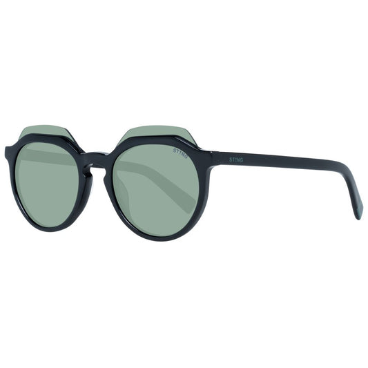 Sting Schwarze Kunststoff-Sonnenbrille