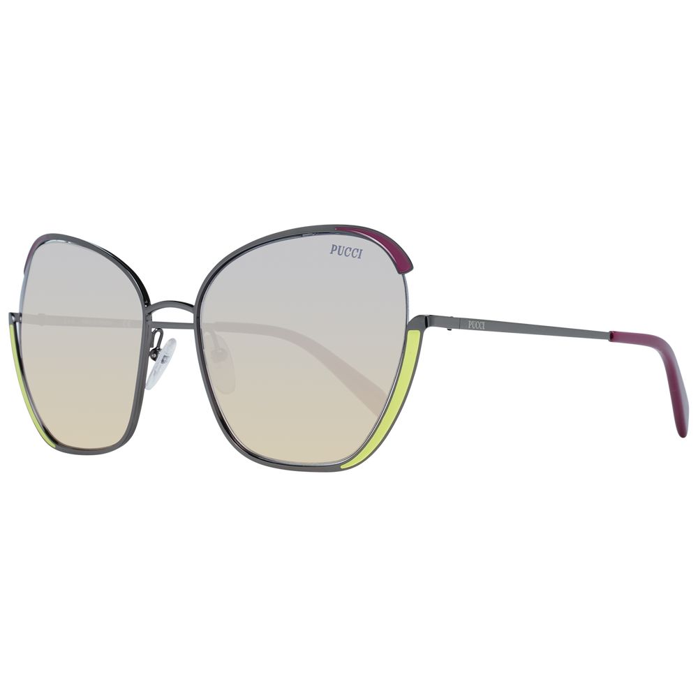 Emilio Pucci Metall-Sonnenbrille in Grau